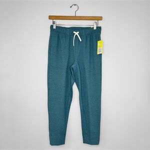 New All In Motion Textured Jogger Dark Teal Blur Kids Pants Large (10/12)